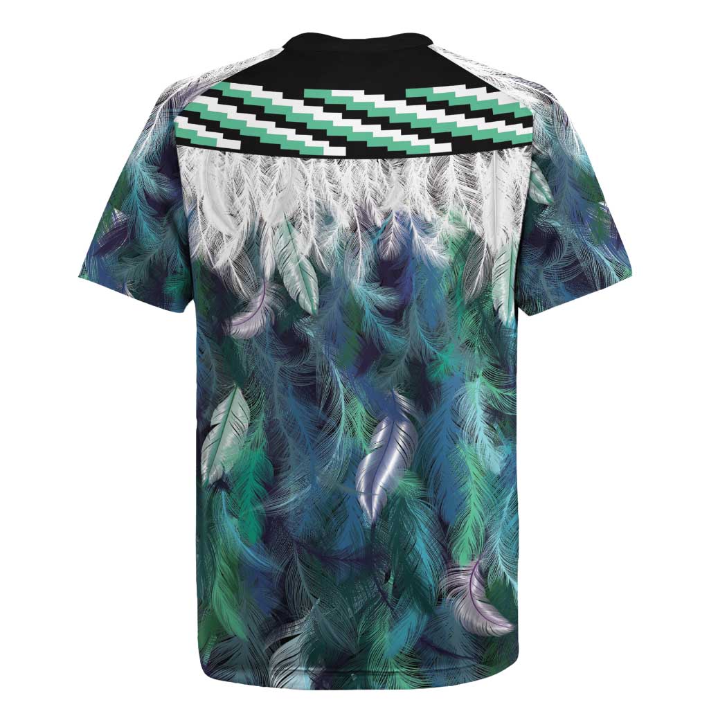 Aotearoa Korowai Motif Rugby Jersey Hei Tiki Poutama Maori Pattern