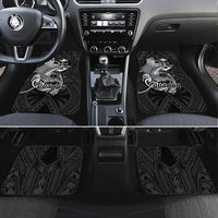 Guam Blue Marlin Fishing Car Mats Guahan Fish Hook Tattoo Black Version