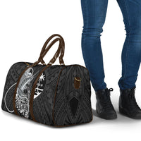 Guam Blue Marlin Fishing Travel Bag Guahan Fish Hook Tattoo Black Version