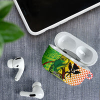 Hawaii Blue Marlin Fishing AirPods Case Hawaiian Kanaka Kakau Reggae