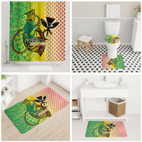 Hawaii Blue Marlin Fishing Bathroom Set Hawaiian Kanaka Kakau Reggae LT14 - Polynesian Pride