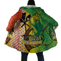 Hawaii Blue Marlin Fishing Cloak Hawaiian Kanaka Kakau Reggae LT14 - Polynesian Pride
