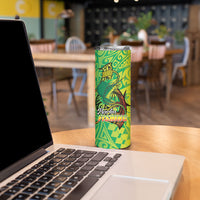 Hawaii Blue Marlin Fishing Skinny Tumbler Hawaiian Kanaka Kakau Reggae LT14 - Polynesian Pride