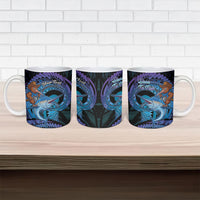 Personalised Blue Marlin Fishing New Zealand Ceramic Mug NZ Kiwi Cowboy Born To Fish LT14 - Polynesian Pride