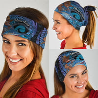 Personalised Blue Marlin Fishing New Zealand Neck Gaiter NZ Kiwi Cowboy Born To Fish