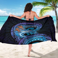 Personalised Blue Marlin Fishing New Zealand Sarong NZ Kiwi Cowboy Born To Fish LT14 - Polynesian Pride