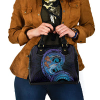 Personalised Blue Marlin Fishing New Zealand Shoulder Handbag NZ Kiwi Cowboy Born To Fish LT14 - Polynesian Pride