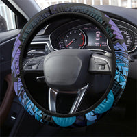 Blue Marlin Fishing New Zealand Steering Wheel Cover NZ Kiwi Cowboy Born To Fish LT14 - Polynesian Pride