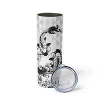 Japan And Hawaii Skinny Tumbler Sakura Koi Fish Hawaiian Lei Kanaka LT14 - Polynesian Pride
