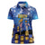 Japan Obon Festival Women Polo Shirt Sakura Lanterns With Bon Dance - Polynesian Pride