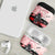 Personalised Japan Samurai Warrior AirPods Case Japanese Cherry Blossom Polynesian Pattern - Polynesian Pride