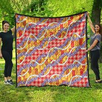 Hawaii Kahili Palaka Motifs Quilt Hawaiian Honohono Pikake Lei