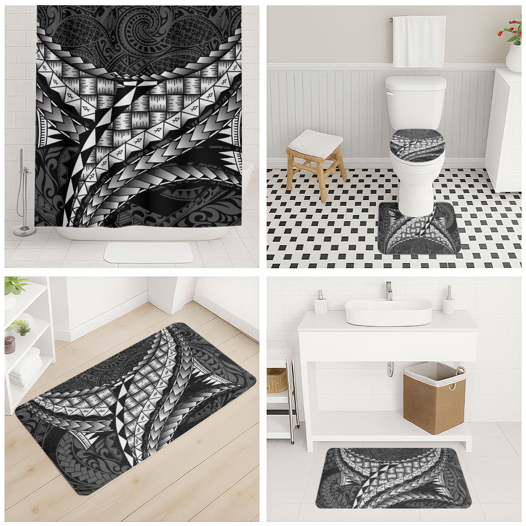 Hawaii Lauhala Tattoo Bathroom Set Hawaiian Hala Leaf Weaving LT14 - Polynesian Pride