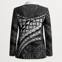 Hawaii Lauhala Tattoo Blazer Hawaiian Hala Leaf Weaving