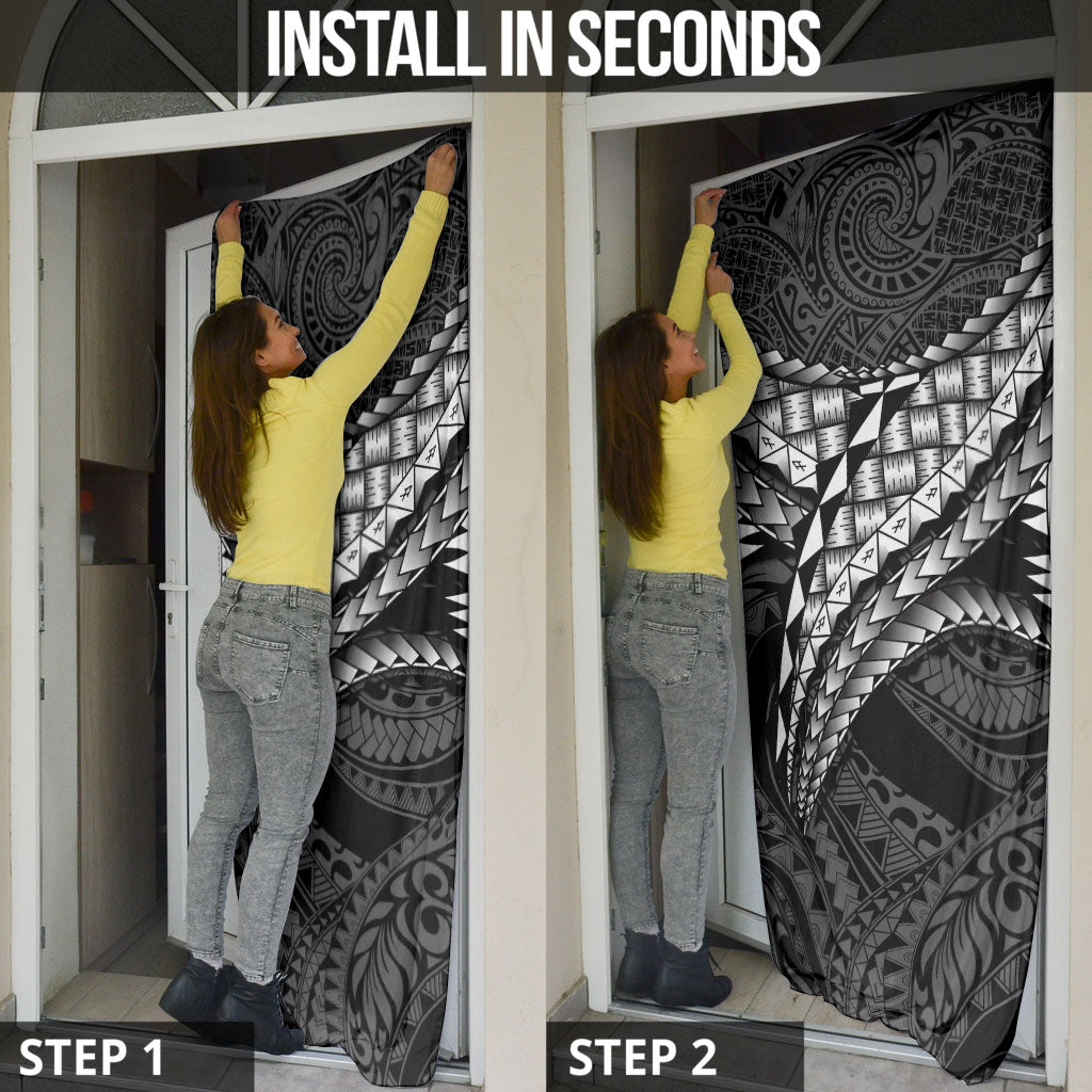 Hawaii Lauhala Tattoo Door Cover Hawaiian Hala Leaf Weaving