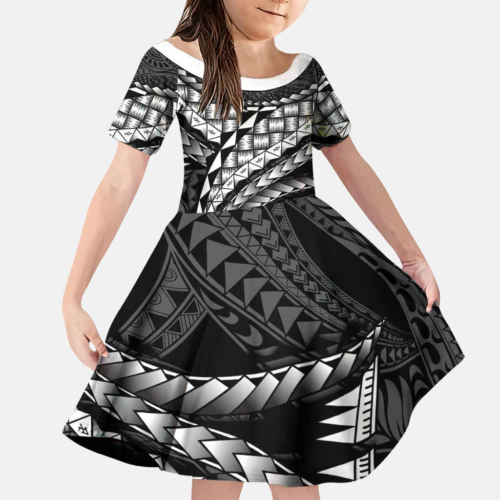 Hawaii Lauhala Tattoo Family Matching Long Sleeve Bodycon Dress and Hawaiian Shirt Hawaiian Hala Leaf Weaving