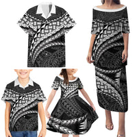 Hawaii Lauhala Tattoo Family Matching Puletasi and Hawaiian Shirt Hawaiian Hala Leaf Weaving