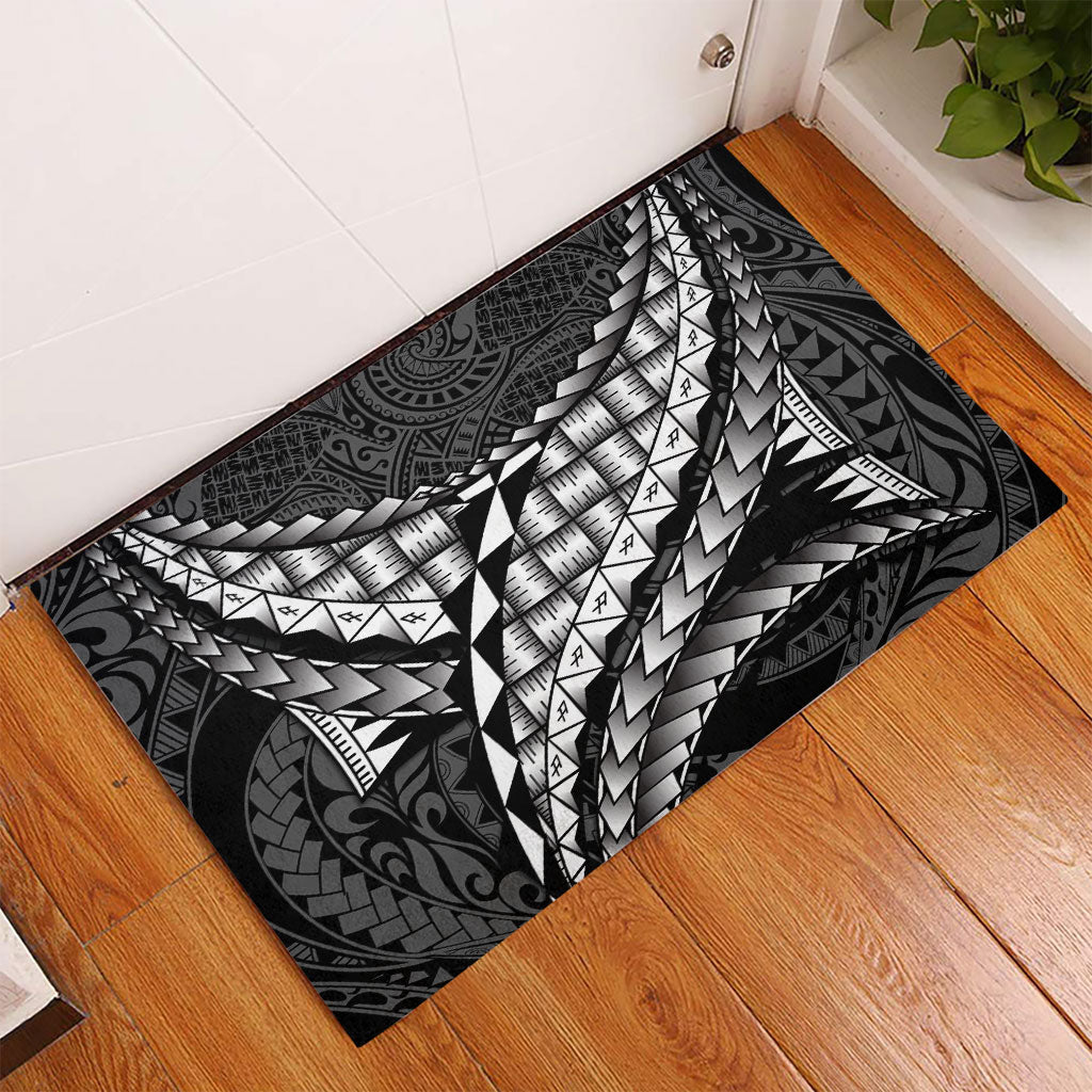 Hawaii Lauhala Tattoo Rubber Doormat Hawaiian Hala Leaf Weaving