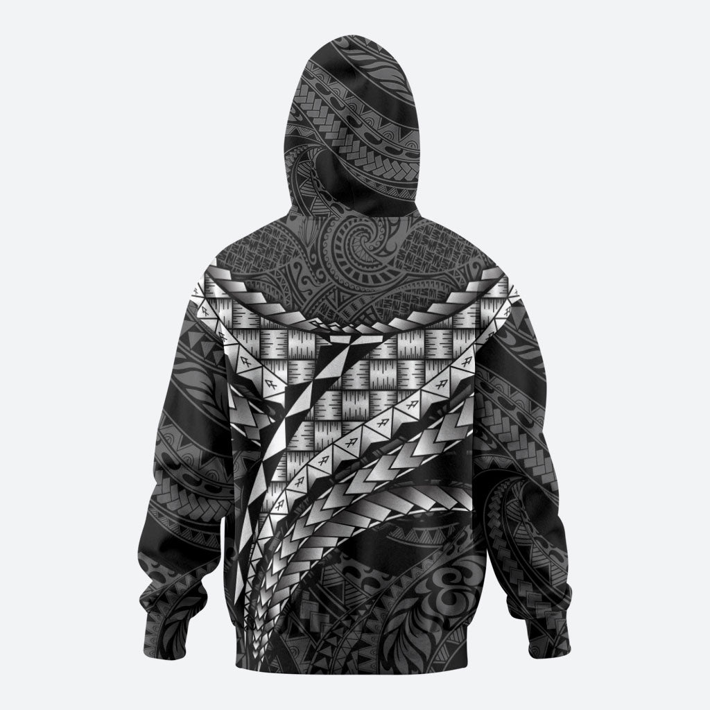 Hawaii Lauhala Tattoo Zip Hoodie Hawaiian Hala Leaf Weaving