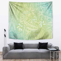 Baby Green Gradient Polynesia Tapestry Hawaiian Tribal Hammerhead Shark Tattoo LT14 Baby Green - Polynesian Pride
