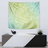Baby Green Gradient Polynesia Tapestry Hawaiian Tribal Hammerhead Shark Tattoo LT14 - Polynesian Pride