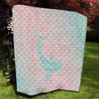 Baby Pink Gradient Polynesia Quilt Hawaiian Tribal Hammerhead Shark Tattoo LT14 - Polynesian Pride