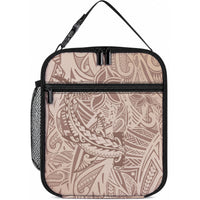 Pink Gradient Polynesia Lunch Bag Hawaiian Tribal Hammerhead Shark Tattoo LT14 10.2 × 8.3 × 4.3 inch Pink - Polynesian Pride