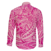 Beige Gradient Polynesia Family Matching Long Sleeve Bodycon Dress and Hawaiian Shirt Hawaiian Tribal Hammerhead Shark Tattoo LT14 - Polynesian Pride