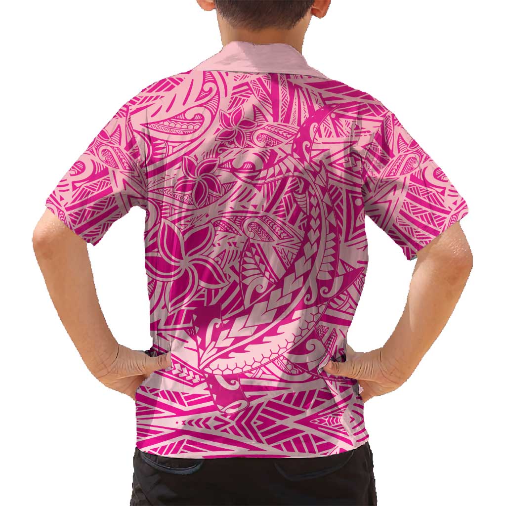 Beige Gradient Polynesia Family Matching Tank Maxi Dress and Hawaiian Shirt Hawaiian Tribal Hammerhead Shark Tattoo LT14 - Polynesian Pride