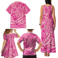 Beige Gradient Polynesia Family Matching Tank Maxi Dress and Hawaiian Shirt Hawaiian Tribal Hammerhead Shark Tattoo LT14 - Polynesian Pride