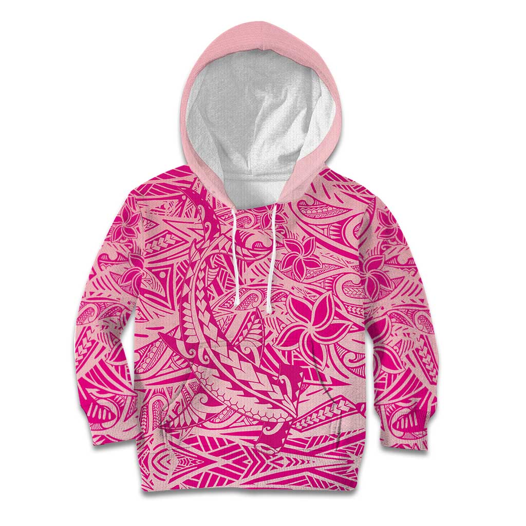 Beige Gradient Polynesia Kid Hoodie Hawaiian Tribal Hammerhead Shark Tattoo LT14 Hoodie Beige - Polynesian Pride