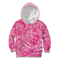 Beige Gradient Polynesia Kid Hoodie Hawaiian Tribal Hammerhead Shark Tattoo LT14 Hoodie Beige - Polynesian Pride