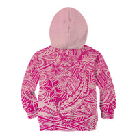 Beige Gradient Polynesia Kid Hoodie Hawaiian Tribal Hammerhead Shark Tattoo LT14 - Polynesian Pride