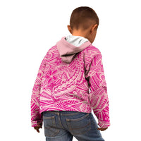 Beige Gradient Polynesia Kid Hoodie Hawaiian Tribal Hammerhead Shark Tattoo LT14 - Polynesian Pride