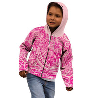 Beige Gradient Polynesia Kid Hoodie Hawaiian Tribal Hammerhead Shark Tattoo LT14 - Polynesian Pride