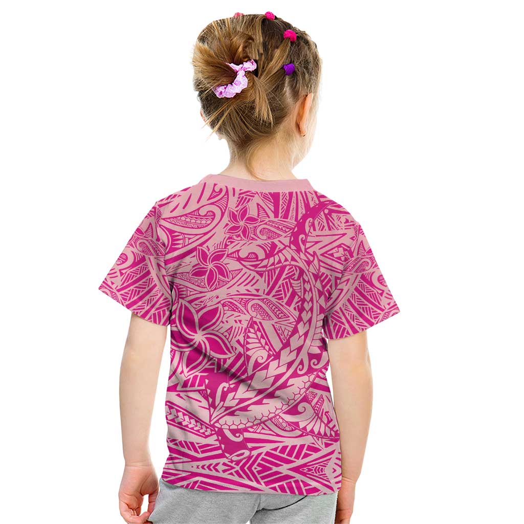Beige Gradient Polynesia Kid T Shirt Hawaiian Tribal Hammerhead Shark Tattoo LT14 - Polynesian Pride