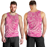 Beige Gradient Polynesia Men Tank Top Hawaiian Tribal Hammerhead Shark Tattoo LT14 - Polynesian Pride