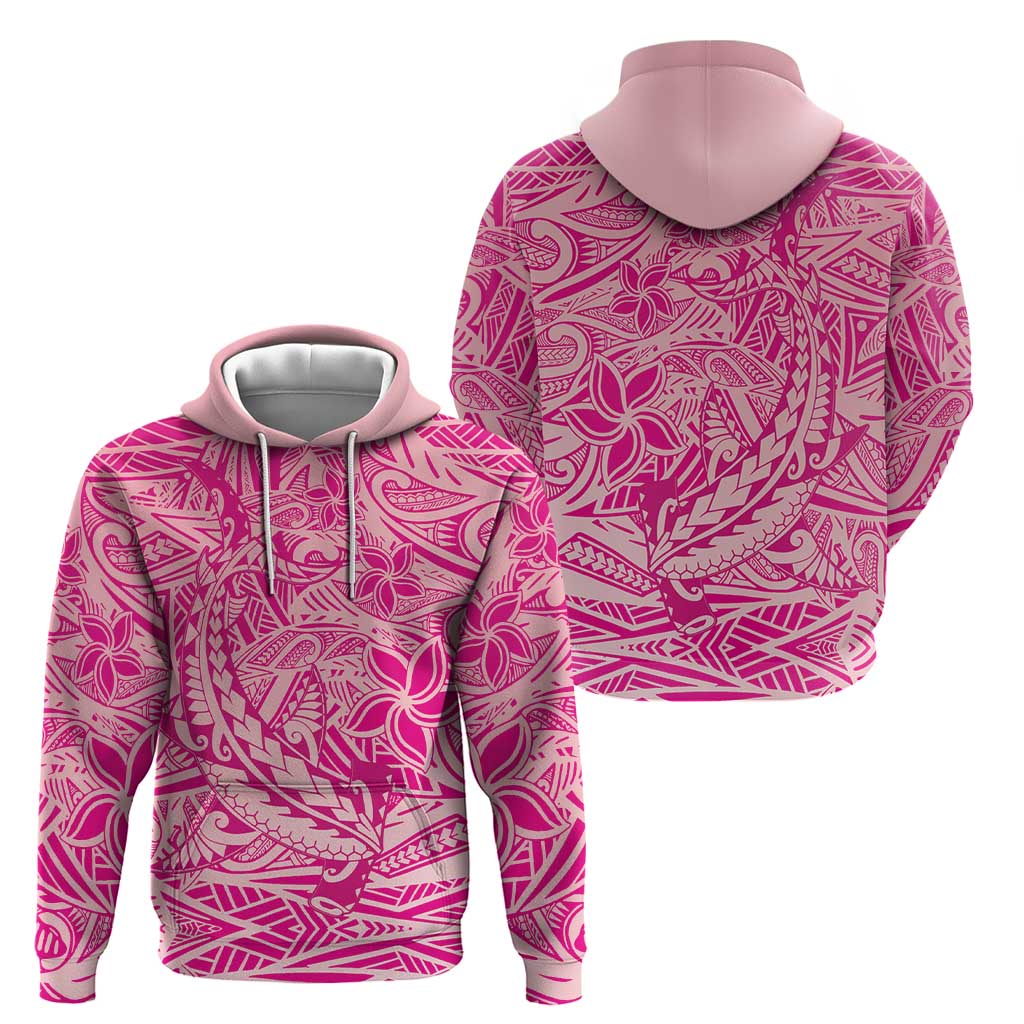 Beige Gradient Polynesia Zip Hoodie Hawaiian Tribal Hammerhead Shark Tattoo LT14 - Polynesian Pride