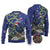 Personalized New Zealand Pukeko Christmas Ugly Christmas Sweater Meri Kirihimete Taniko Ponga Koru Blue - Polynesian Pride