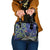 Personalized New Zealand Pukeko Christmas Shoulder Handbag Meri Kirihimete Taniko Ponga Koru Blue - Polynesian Pride
