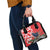 Personalized New Zealand Pukeko Christmas Shoulder Handbag Meri Kirihimete Taniko Ponga Koru Red - Polynesian Pride