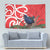 Personalized New Zealand Pukeko Christmas Tapestry Meri Kirihimete Taniko Ponga Koru Red - Polynesian Pride
