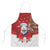 Personalized New Zealand Sheep Christmas Apron Hipi Meri Kirihimete Silver Fern Xmas Tree - Polynesian Pride