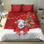 Personalized New Zealand Sheep Christmas Bedding Set Hipi Meri Kirihimete Silver Fern Xmas Tree - Polynesian Pride