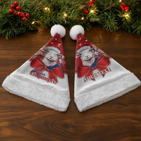 Personalized New Zealand Sheep Christmas Santa Hat Hipi Meri Kirihimete Silver Fern Xmas Tree LT14 - Polynesian Pride