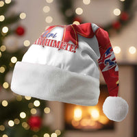 Personalized New Zealand Sheep Christmas Santa Hat Hipi Meri Kirihimete Silver Fern Xmas Tree LT14 Without Fur Red - Polynesian Pride