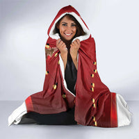 Personalized New Zealand Sheep Christmas Hooded Blanket Hipi Meri Kirihimete Silver Fern Xmas Tree LT14 - Polynesian Pride