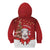 Personalized New Zealand Sheep Christmas Kid Hoodie Hipi Meri Kirihimete Silver Fern Xmas Tree - Polynesian Pride