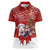 Personalized New Zealand Sheep Christmas Women Polo Shirt Hipi Meri Kirihimete Silver Fern Xmas Tree - Polynesian Pride