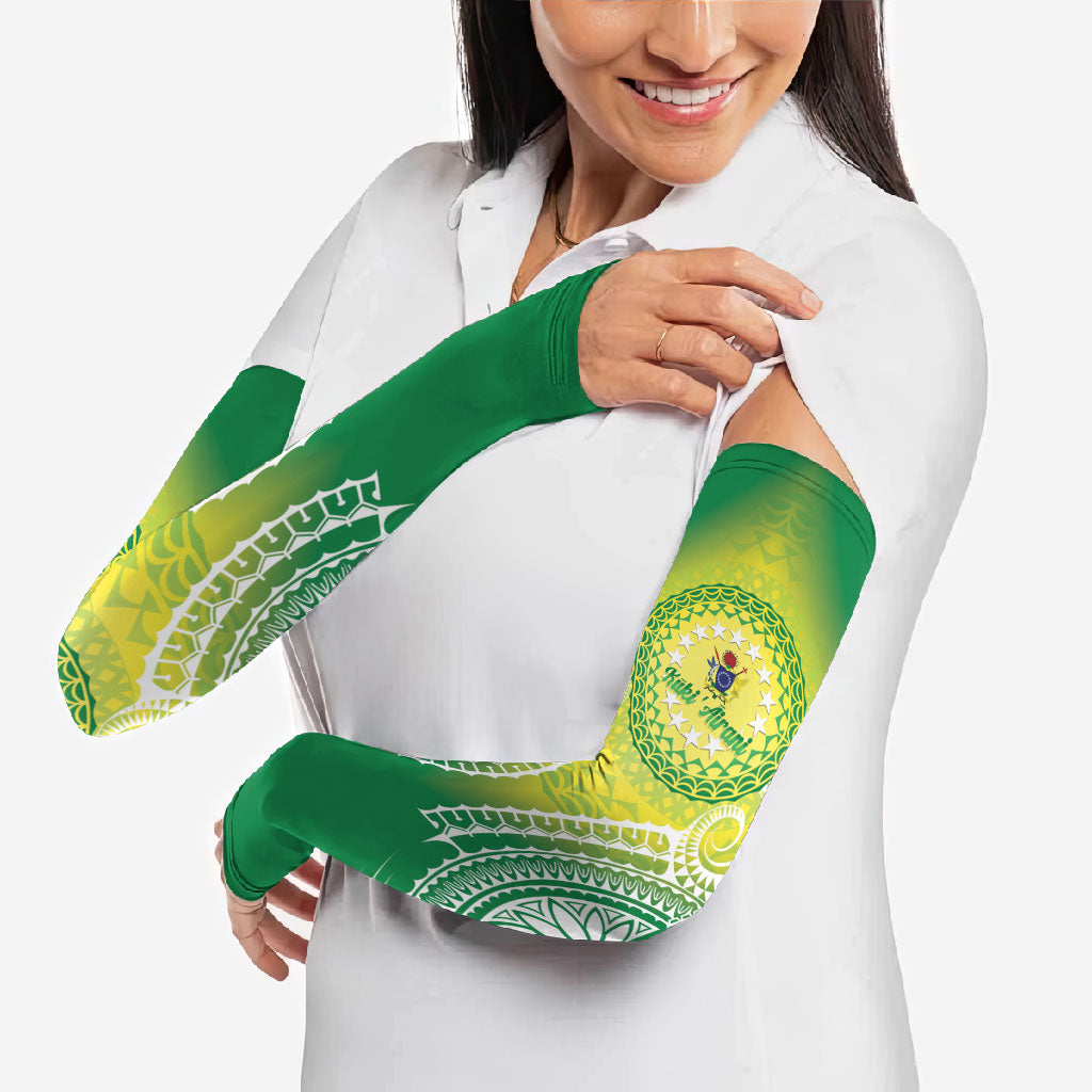 Cook Islands 682 Arm Sleeves Kuki 'Airani Area Code Proud